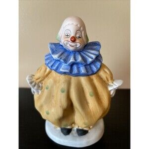 Vintage Antique 6" Fat Clown -Halloween, Parties, collector, Preowned